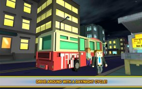 City Bus Simulator Craft 2017 screenshot 2