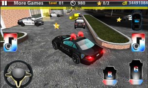 कार पार्किंग 3 डी: पुलिस कारें screenshot 17