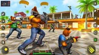 Teddy bear pistol strike: counter shooting games screenshot 3