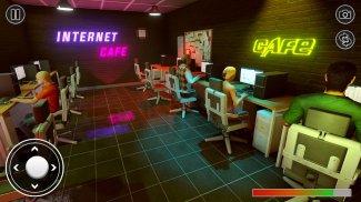 Internet Ofline Gamer Cafe Sim screenshot 1