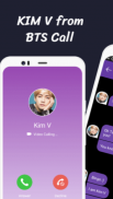 V Kim Taehyung Call You - BTS V Video call & Chat screenshot 1