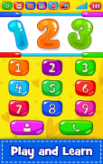 Baby Phone for toddlers - Numbers, Animals & Music screenshot 0