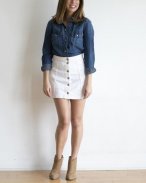 Cute Jeans Skirt Ideas screenshot 11