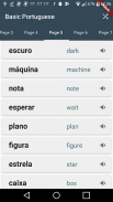 Basic Portuguese - over 900 Words screenshot 1