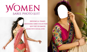 Women Saree Photo Suit screenshot 0