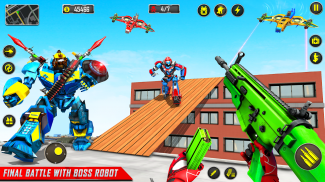 FPS robot shooting gun games screenshot 0