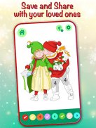 Christmas Cards Coloring Book screenshot 4