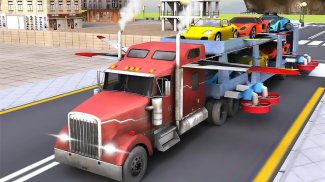 Car Transporter Flying Game 3D screenshot 7