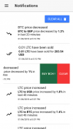 Cryptofy.me: GDAX trading app screenshot 2