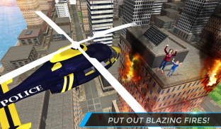 Real City Police Helicopter Games: Rescue Missions screenshot 14