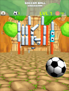 Soccer Ball Knockdown - aim, flick and tumble cans screenshot 10