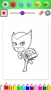 Coloring Book HD PJ Masks screenshot 2