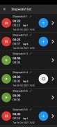 Talking stopwatch multi timer screenshot 5