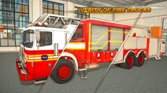 Flying Fire Truck Driving Sim screenshot 0