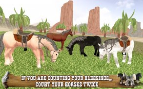 Cowboy Horse Riding Simulasi screenshot 4