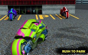 Sci Fi Bicicletta Parcheggio & Guida Scuola 3D screenshot 0