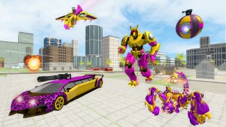 Spider Scorpion Robot Game: Excavator Transform 3D screenshot 2