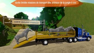 Sim conduite transport camion d'animaux hors route screenshot 1