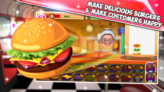 Hamburger Stars - Foot Court Mania screenshot 0
