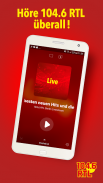 104.6 RTL Radio Berlin: Hits, Musik, Verkehr, News screenshot 0
