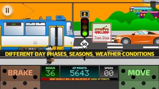 Tram Driver Simulator 2D - light rail train sim screenshot 0