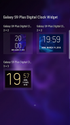 Galaxy S9 Plus Digital Clock Widget App screenshot 4