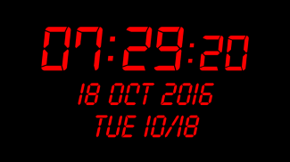 Tiny Digital Clock screenshot 1