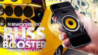 Bass Booster subwoofer test speakers simulator screenshot 1