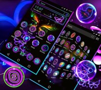 Glow Butterfly Launcher Theme screenshot 4