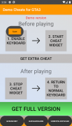 Cheats Keyboard Demo for III screenshot 0