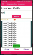 Whatsapp Text Decorator screenshot 3