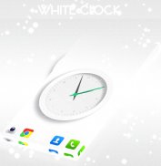 Simple White Clock 2021 screenshot 3