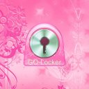 GO Locker Theme flowers pink Icon