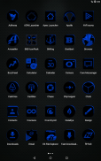 Black and Blue Icon Pack ✨Free✨ screenshot 5