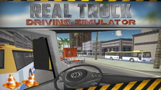 รถบรรทุกขับรถจริงจำลอง Real screenshot 6