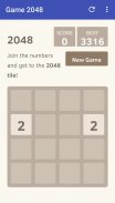 Game 2048 screenshot 3