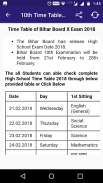 10th 12th Time Table 2018 All Boards, Date Sheet screenshot 4