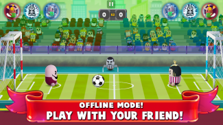 2 Player Head Football Game screenshot 1