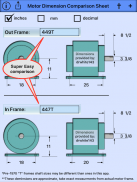 Motor Dimension Compare Tool screenshot 3