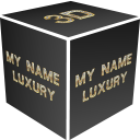 3D Mein Name Luxus Wallpaper