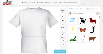 Design a T-shirt and Print screenshot 0