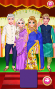 Royal Indian Wedding Rituals Dress up Games screenshot 1