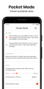 Pocket Mode: Prevent accidental clicks screenshot 1