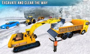 Grand Snow Excavator Sim truck screenshot 5