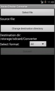 Конвертер векторных файлов screenshot 0