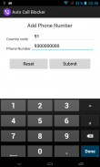 Auto Call Blocker screenshot 1