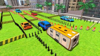 Camper Van Parking Trailer Cruiser Car Driving screenshot 3