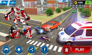 Ambulance Robot City Rescue screenshot 0