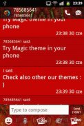 GO SMS PRO тему магии мозаики screenshot 1