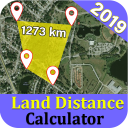 Land and Distance Calculator Area Measure Icon